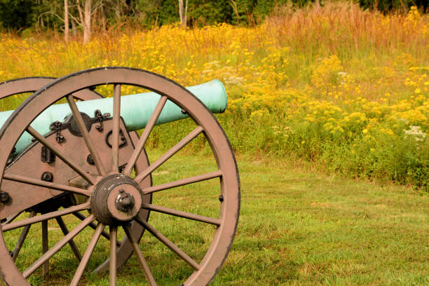 otoño en manassas virginia - manassas war famous place park fotografías e imágenes de stock