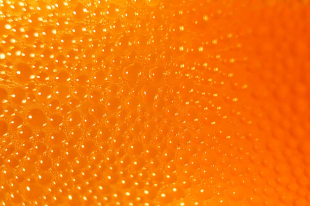 istock Water droplets on then orange juice 1280346487