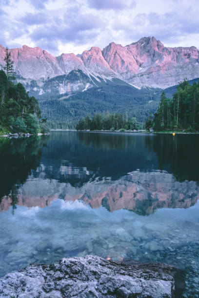 istock Bavarian landscape, mountains, valleys, lakes and rivers. 1280346536