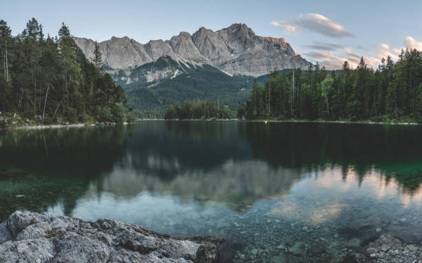 istock Bavarian landscape, mountains, valleys, lakes and rivers. 1280346563