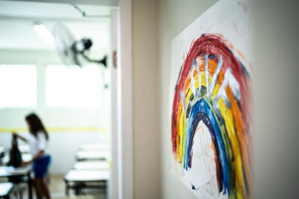 istock LGBTQI rights poster hanging on school's wall 1280346763