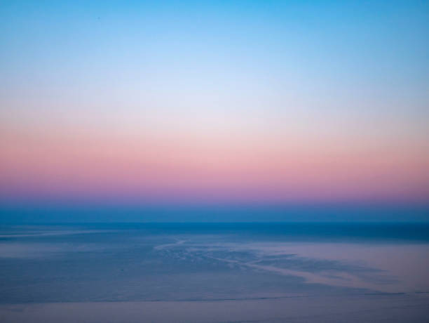 istock Sunrise and sunset over the sea - panoramic view 1280362701