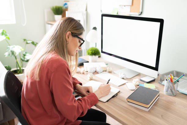 istock Woman suffering writer's block 1280363469