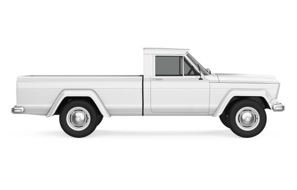 istock Vintage Pickup Truck Isolated 1280374763