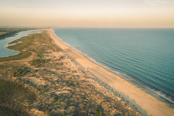 istock Cabanas beach in the Algarve from drone 1280377856