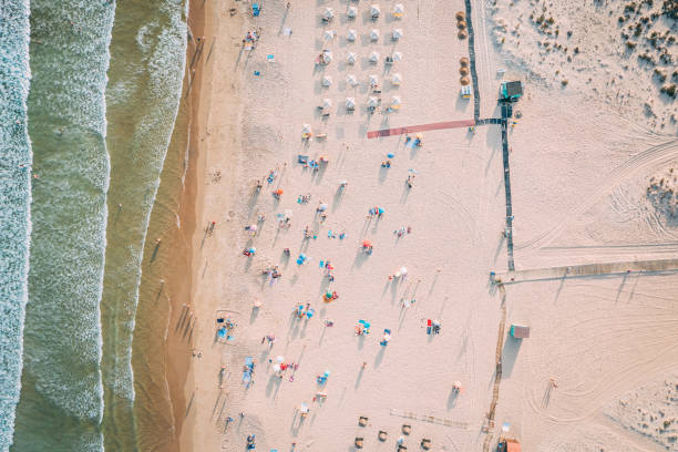 istock Cabanas beach in the Algarve from drone 1280379058