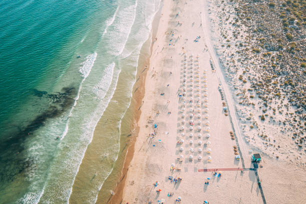 istock Cabanas beach in the Algarve from drone 1280379060