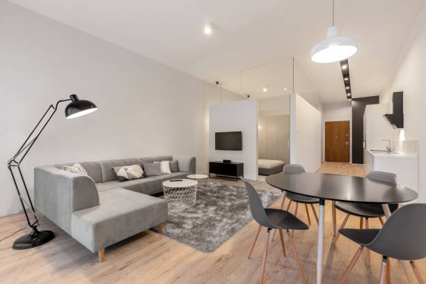 istock Modern and stylish apartment 1280382590