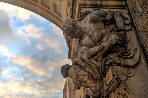 istock Statues and classical architecture in Berlin Germany 1280383185