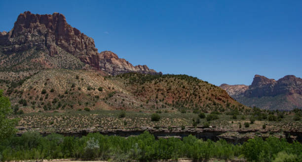 istock Mountain peaks in Zion 1280386867