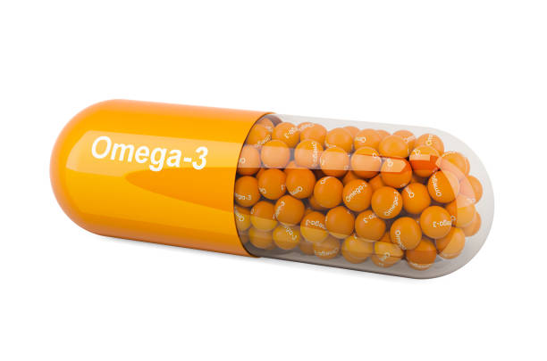 istock Vitamin Omega-3 concept, 3D rendering isolated on white background 1280398631