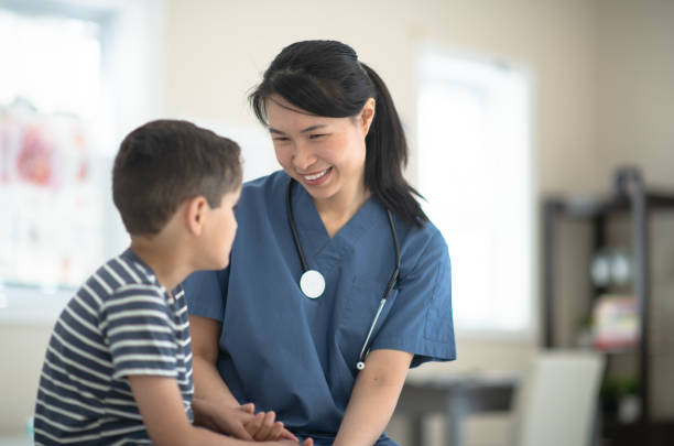 istock Kid goes for medical check up 1280399466