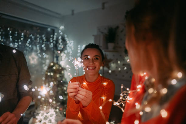 istock Celebrating Christmas with my friends 1280404921