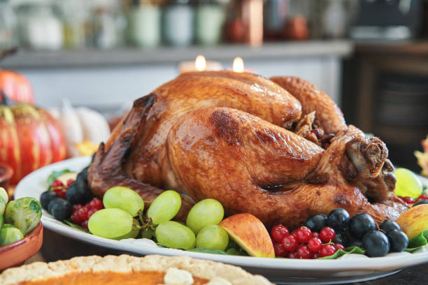 istock Stuffed Turkey for Thanksgiving Holidays 1280405581