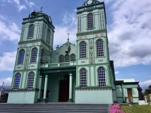 istock Costa Rican Painted Church in Sarchi 1280407420