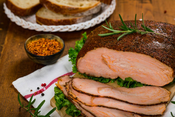 istock Roasted Turkey Breast Cajun Style Deli Lunch Meat 1280408871