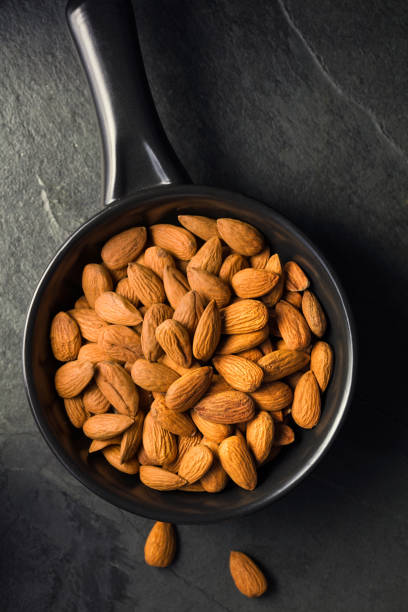 istock Almond against slate background 1280412189