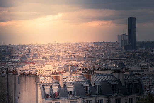A view of Paris from Montmartre