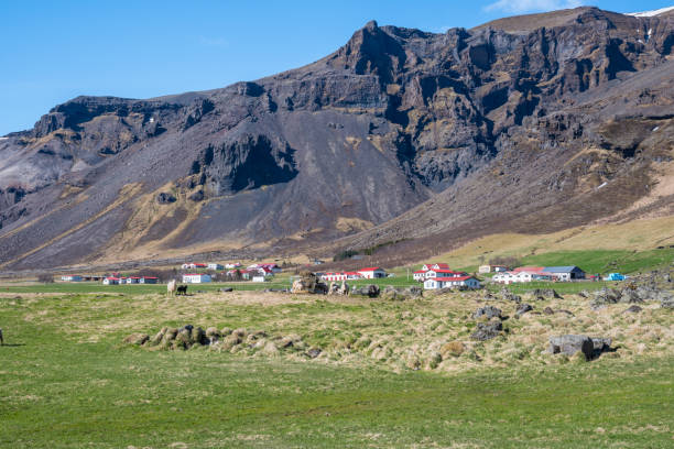Farm Hof on the countryside of south Iceland
