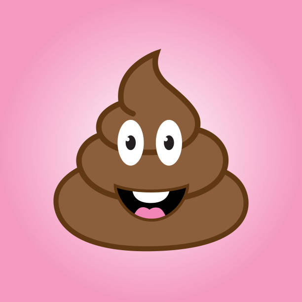 rosa poop emoji - shit faced stock-grafiken, -clipart, -cartoons und -symbole