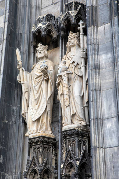 istock Exterior Sculptures on Koln Cathedral in Cologne, Germany 1280423726