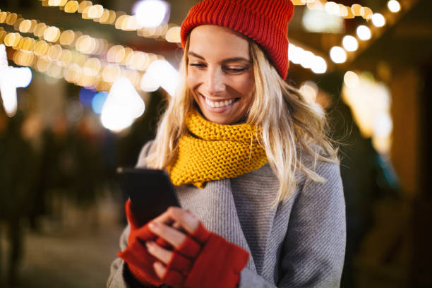 istock Receiving his text always makes her smile 1280423741