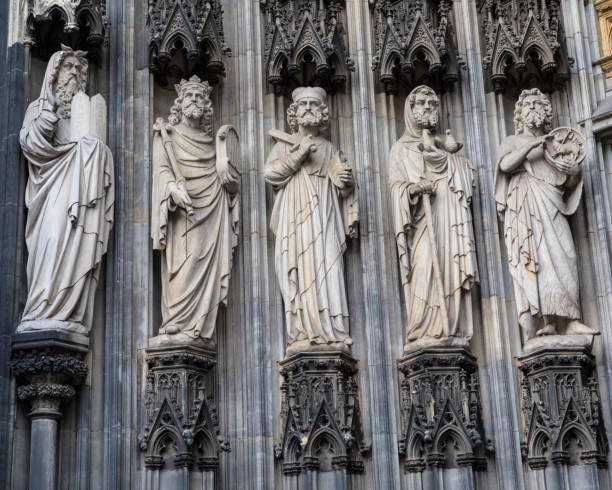 istock Exterior Sculptures on Koln Cathedral in Cologne, Germany 1280423764