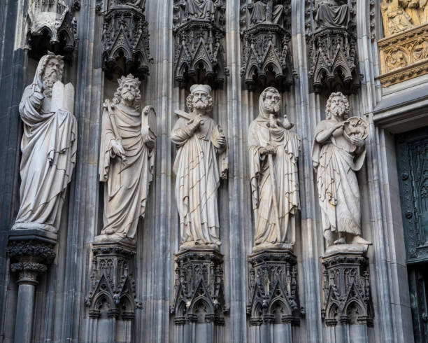 istock Exterior Sculptures on Koln Cathedral in Cologne, Germany 1280423765