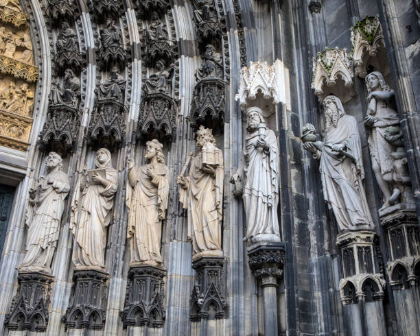 istock Exterior Sculptures on Koln Cathedral in Cologne, Germany 1280424287