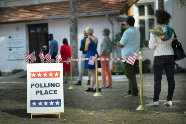istock Waiting in line on Election Day 1280425640