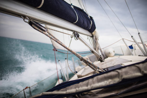 istock Sailing boat in adriatic sea, Italy. 1280426813