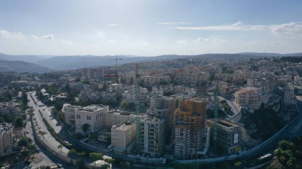 istock Jerusalem orthodox neighborhood Ramot Alon Aerial view 1280437554