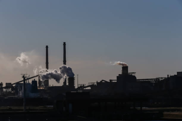 istock Modern buildings and industrial sites along the River Ij in Amsterdam 1280439911