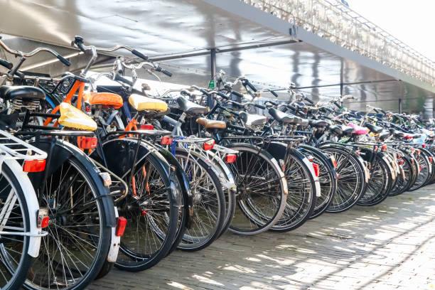 istock Bicycles along the streets of Amsterdam 1280439954