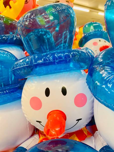 istock Inflatable snowman in the shop 1280447820