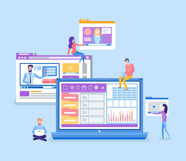 istock Charts and Infographics on Laptop, Mass Media 1280461080