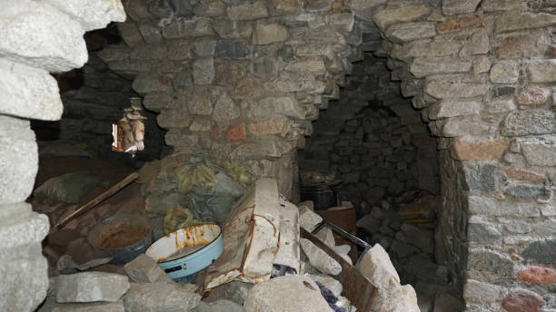 istock Stone castle, near the walls and inside 1280475823