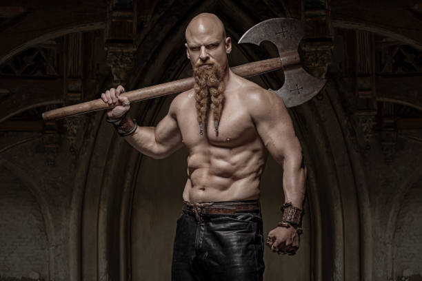 istock Portrait of a redhead Warrior King 1280479769