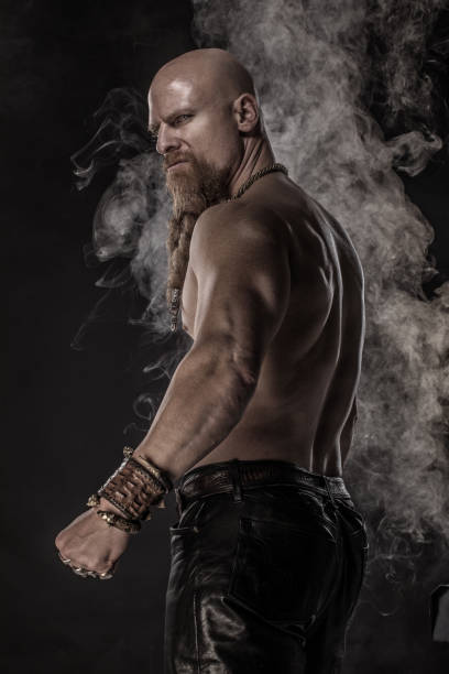 istock Portrait of a redhead Warrior King 1280480159