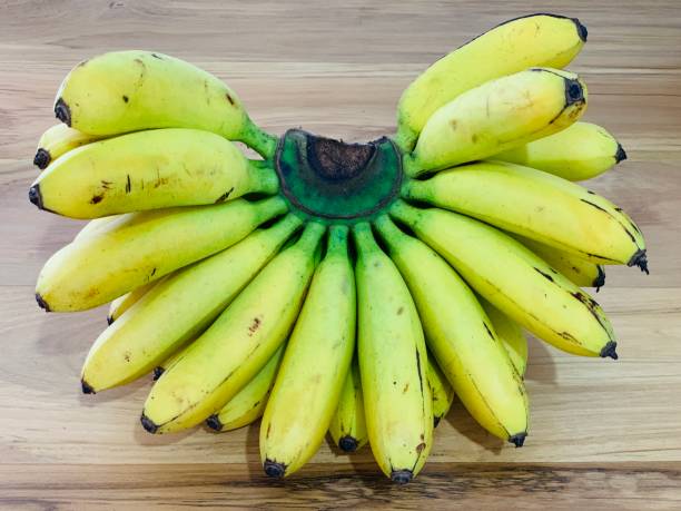istock Banana yellow and green 1280481368