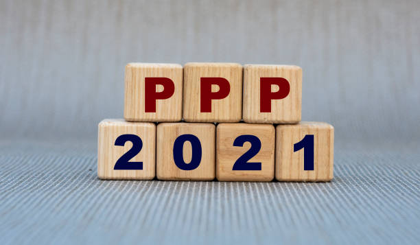 PPP 2021 - word on wooden cubes on a gray background PPP 2021 - word on wooden cubes on a gray background. Business concept bill legislation photos stock pictures, royalty-free photos & images