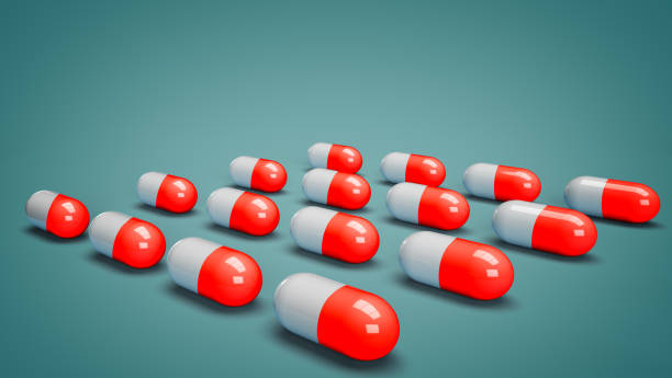istock Medical capsules and tablets in 3D 1280488653