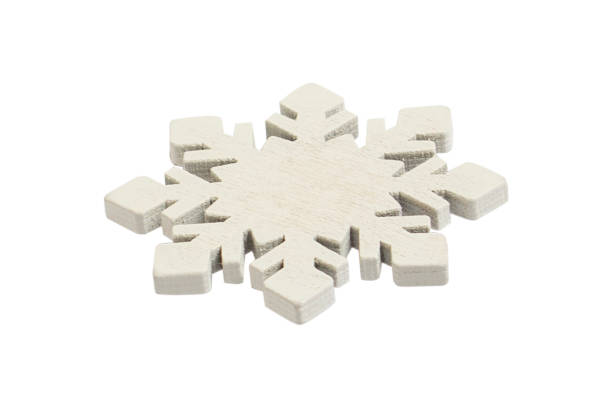 istock Snowflake on a white isolated background. Side view. New Year, winter concept 1280494236