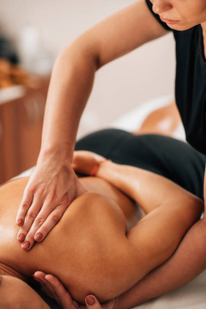 istock Relaxing Neck and Shoulder Massage 1280498544