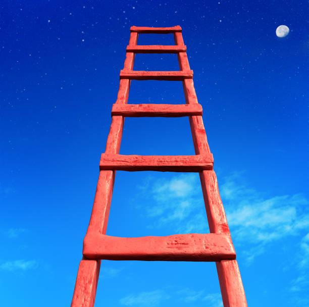 istock Stairway to sky vintage style 1280505291