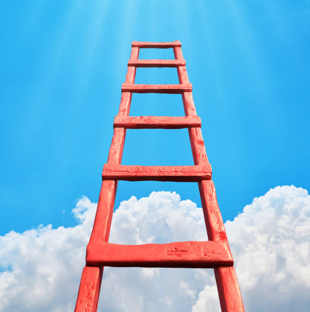 istock Stairway to sky vintage style 1280505331