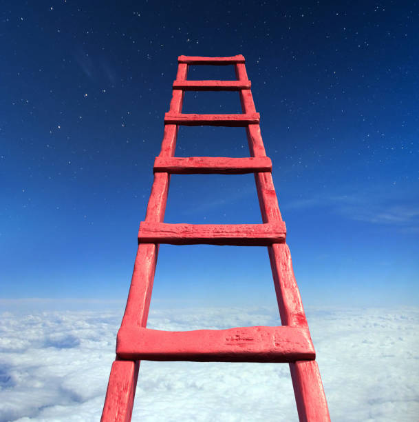 istock Stairway to sky vintage style 1280505360