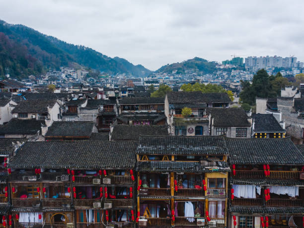 Asia China Phoenix Ancient Architecture Scenic Area
