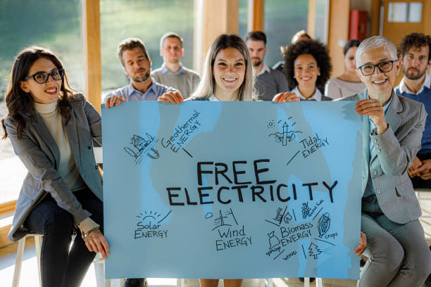istock Plan of alternative and renewable green energy! 1280509705