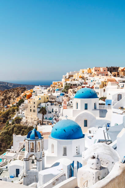 istock Churches with domes in Oia, Santorini 1280511862